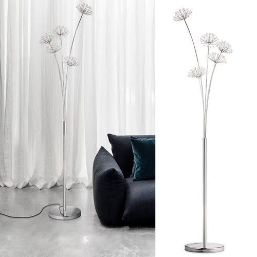 Crystal led floor lamp - led, living