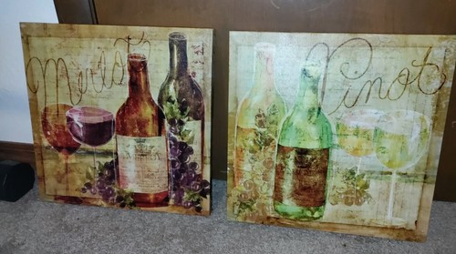 Wine themed hanging wall - themed,