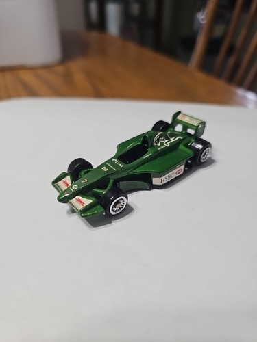 Hot wheels car green jaguar - wheels,