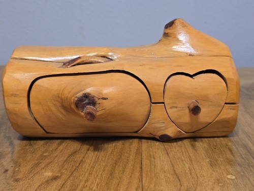 Cedar trinket log amish - trinket,