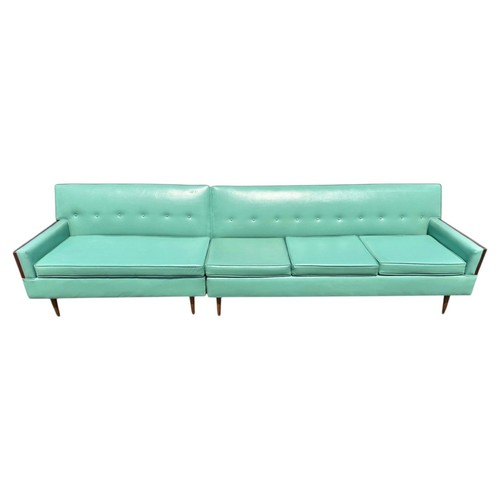 Mid century modern turquoise - turquoise, &