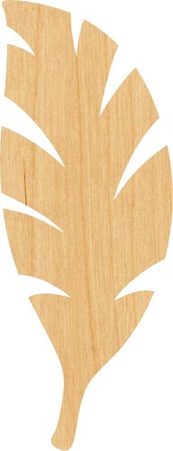 Palm leaf laser - leaf, cut