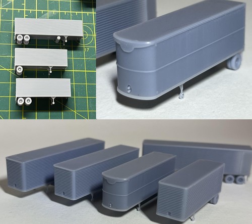 Scale semi trailers for - z-scale,