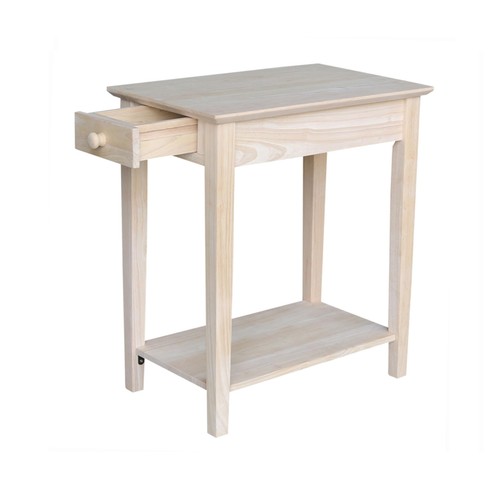 Narrow end table - narrow, real