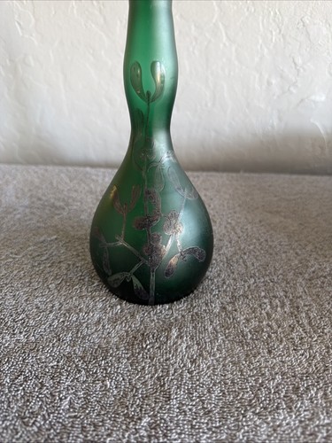 Emerald green barber bottle - emerald,