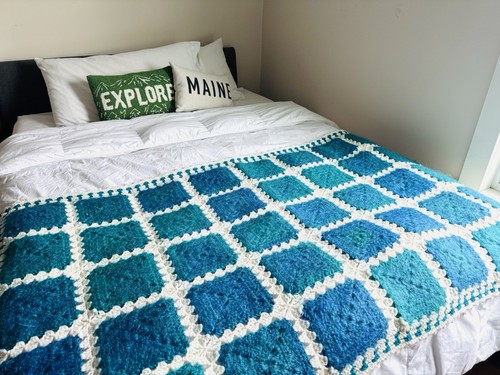 Vintage teal green fuzzy - vintage,