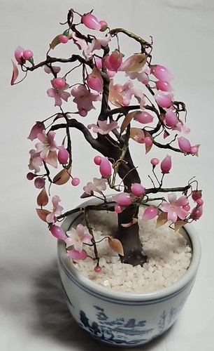 Japanese bonsai tree pink - japanese,
