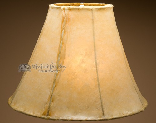 Rawhide lamp shade bell - lamp, (bell