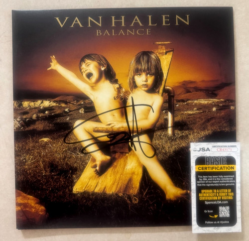 Van halen sammy hagar signed - van,