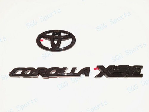 Gloss black overlay emblem fit - overlay,