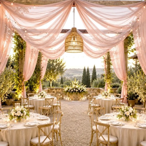 Feet ceiling drape - x,