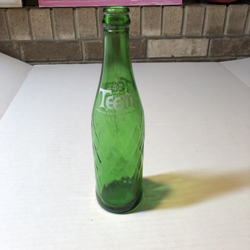 Vintage teem soda 12oz green - teem, 12oz.