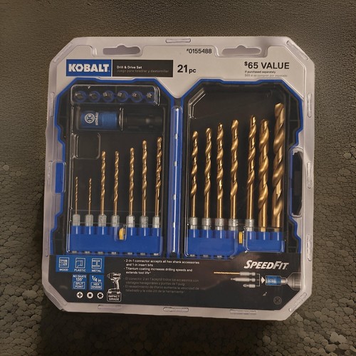 Kobalt 21pc drill - kobalt, set