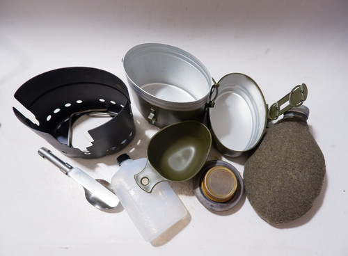 Swedish aluminium mess kit - aluminium,