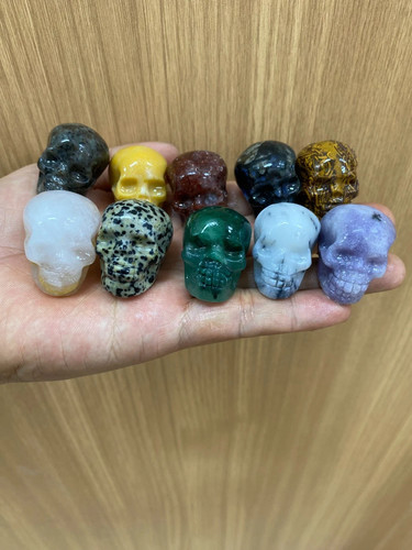 1pc natural mixed quartz hand - natural,