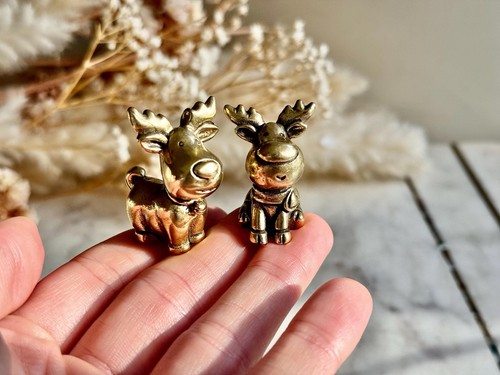 Solid brass reindeer - solid,