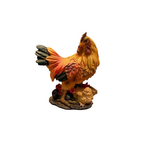Vintage hen with bittys chicks - hen,