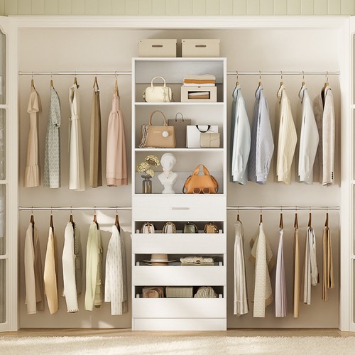 115 walk closet organizer - closet,
