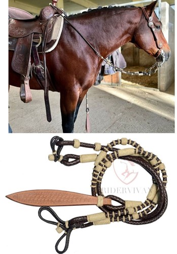 Hand braided romal - hand-braided, reins
