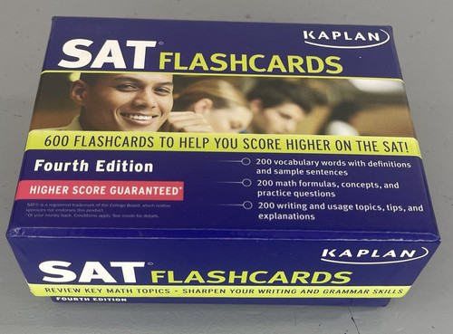 Kaplan sat flashcards 4th - kaplan,