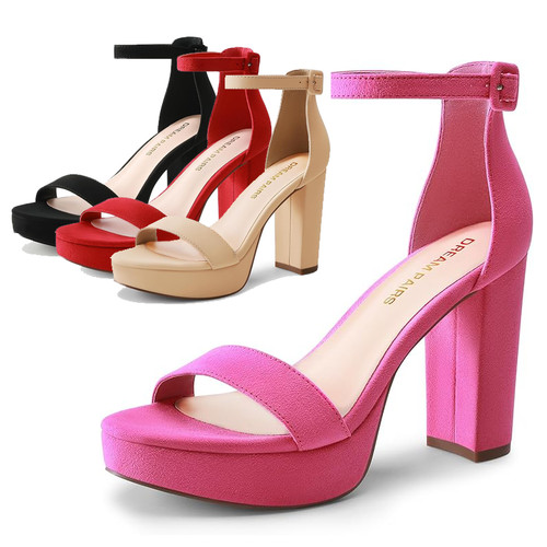 Women ankle strap open toe - women,