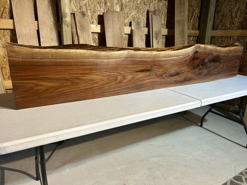 Wide walnut mantel fireplace - walnut, mantel/fireplace