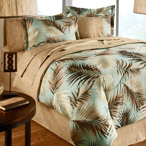 Palm tree leaves - tree, comforter