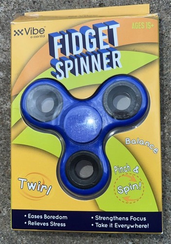 Fidget spinner blue - fidget, box