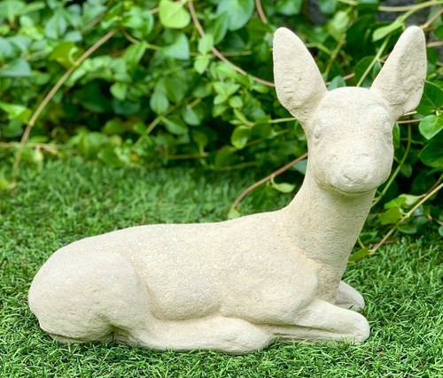 Large vintage deer statue - deer,