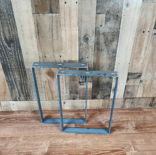 Flat bar style table legs - flat,