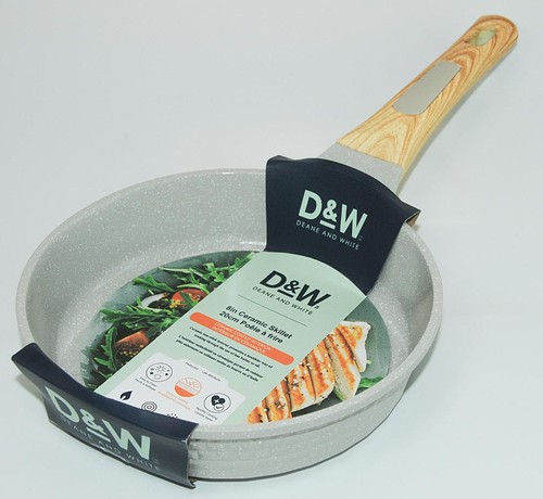 Deane white 8 - 8", gray