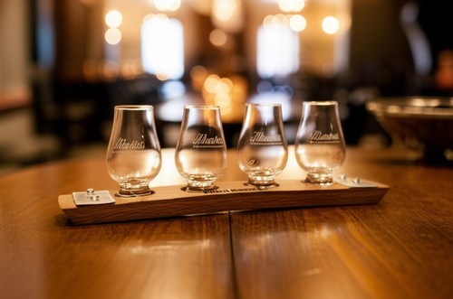 Barrel stave whiskey tasting - barrel,