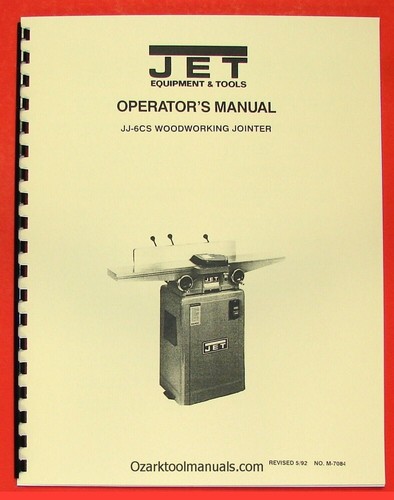 Jet jointer model jj 6cs - 6",