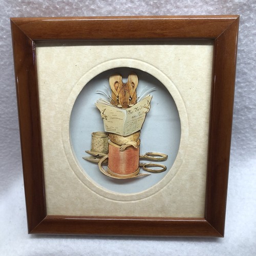 Beatrix potter coupage - beatrix, 3d