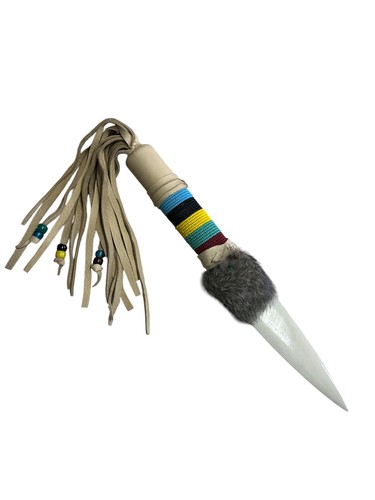 Decorative navajo bone knife - decorative,