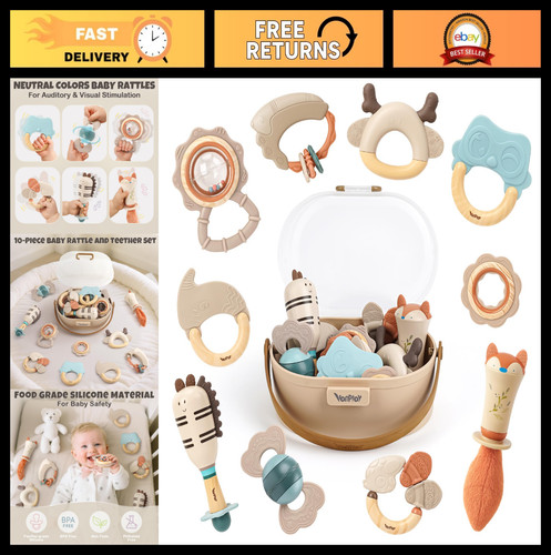 Pack baby rattles - baby,