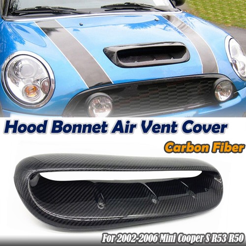 Carbon fiber hood bonnet scoop - carbon,