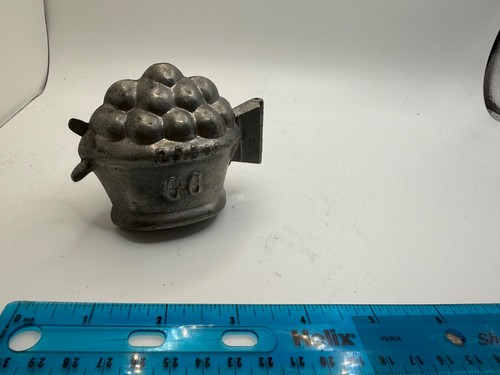 Antique pewter ice cream - ice,