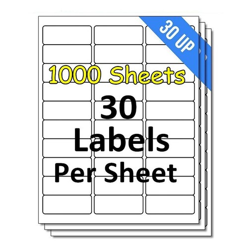 1000 sheets 30000 - sheets, address