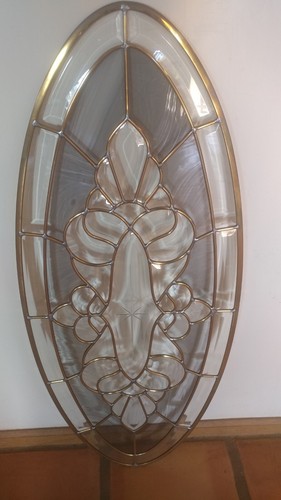 Antique leaded beveled etched - leaded,