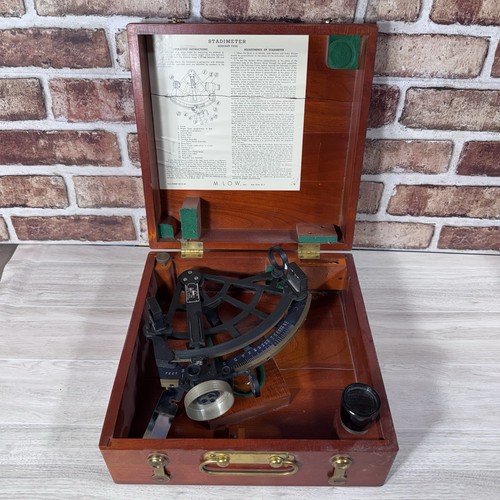 1945 stadimeter sextant marine - stadimeter,