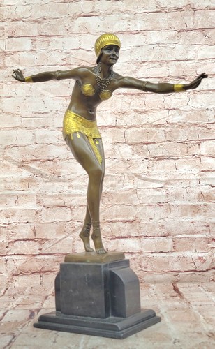Chiparus bronze step dancer - bronze,