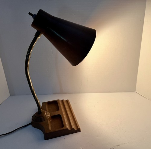 Vintage desk lamp fiberglass - vintage,