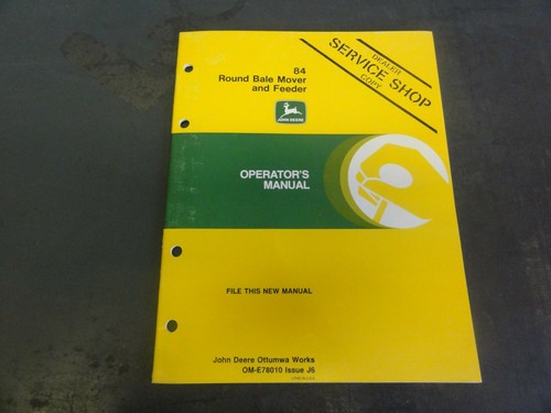 John deere round bale mover - 84,