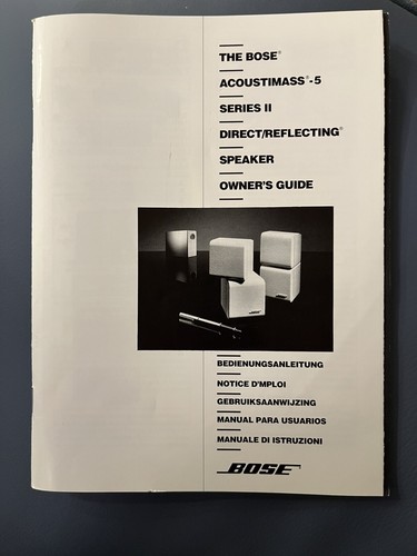 Bose acoustimass series ii - 5,,