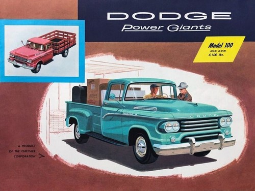 1958 dodge d100 pickup truck - 1958,