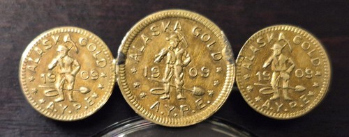 1909 alaska gold dwts - gold,