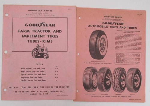 Vtg lot goodyear tire - vtg, of