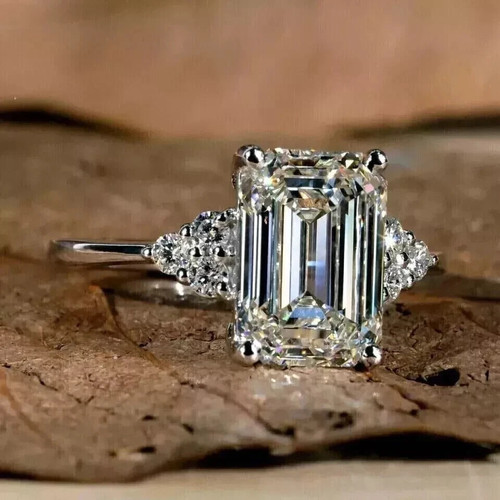 3ct emerald cut lab - 3ct, created