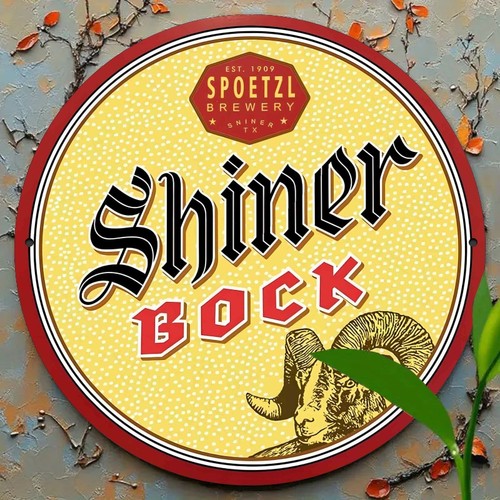 Shiner bock vintage wrought - vintage,